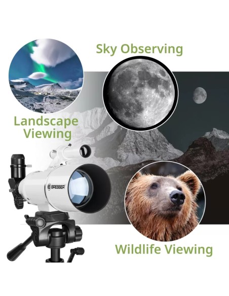 ▷ Telescopio refractor Classic 70/350 BRESSER | Soul Natura - Imagen 2