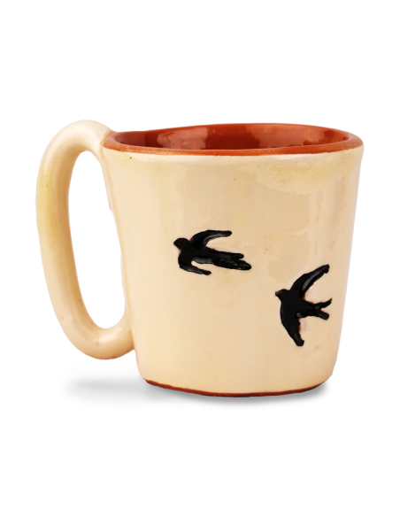 TAZA de Cerámica GOLONDRINAS ARTESANAL 200% - Imagen 1