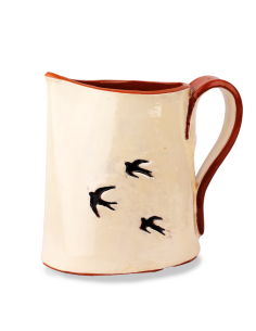 JARRA DE AGUA de Cerámica GOLONDRINAS ARTESANAL 200% - Imagen 1