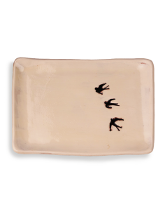 BANDEJA de Cerámica GOLONDRINA ARTESANAL 200% - Imagen 1