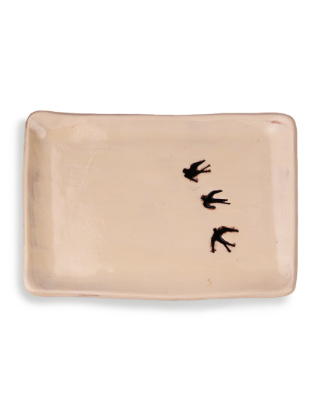 BANDEJA de Cerámica GOLONDRINA ARTESANAL 200% - Imagen 1
