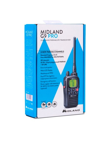▷ G9 PRO BIBANBA PMR446/LPD Walkie talkie MIDLAND | Soul Natura - Imagen 3