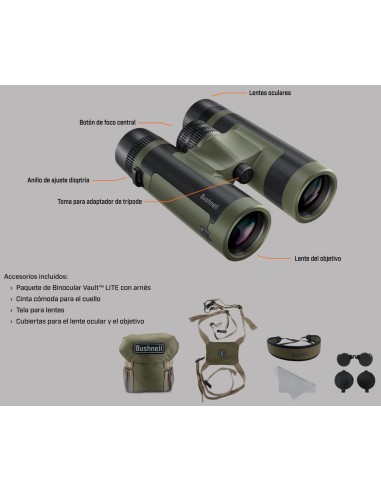 ▷ R5 10X42 Prismático BUSHNELL | Soul Natura - Imagen 5