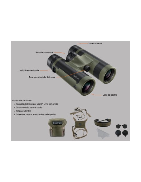 ▷ R5 12X50 Prismático BUSHNELL | Soul Natura - Imagen 5