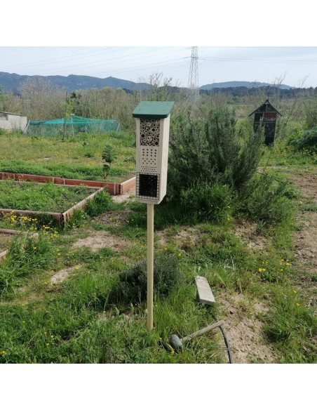 ▷ HOTEL DE INSECTOS CON PIE MODELO MALVA | Soul Natura - Imagen 2