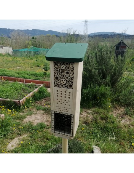 ▷ HOTEL DE INSECTOS CON PIE MODELO MALVA | Soul Natura - Imagen 3