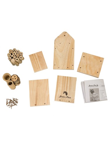 ▷ KIT CONSTRUCCIÓN HOTEL DE INSECTOS CON PIE MODELO ALBA | Soul Natura - Imagen 1