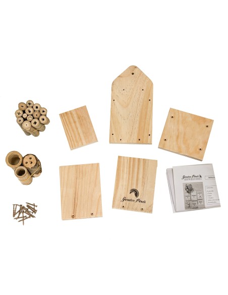 ▷ KIT CONSTRUCCIÓN HOTEL DE INSECTOS CON PIE MODELO ALBA | Soul Natura - Imagen 1