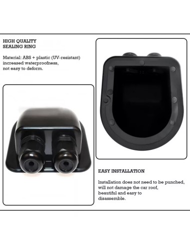 ▷ Pasacables para Techo ABS Doble Entrada | Soul Natura - Imagen 2