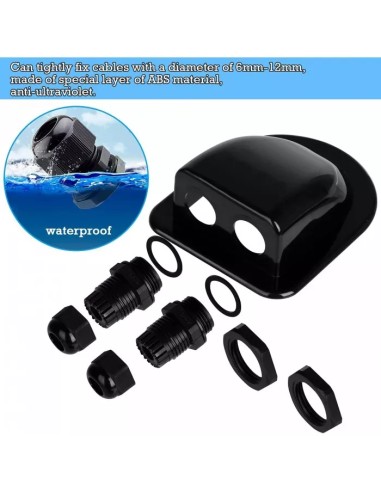 ▷ Pasacables para Techo ABS Doble Entrada | Soul Natura - Imagen 3