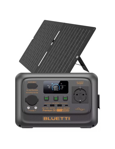 ▷Estación de energía portátil PREMIUM 30 V2 + PANEL SOLAR 60W| Soul Natura - Imagen 1