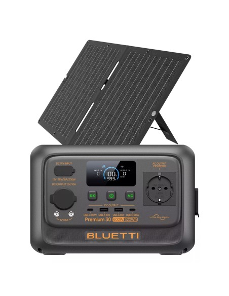 ▷Estación de energía portátil PREMIUM 30 V2 + PANEL SOLAR 60W| Soul Natura - Imagen 1