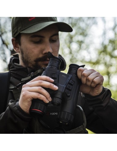 HABROK 4K HQ35L Binocular térmico multiespectro con telémetro + IR 940 nm 850 nm HIKMICRO - Imagen 3