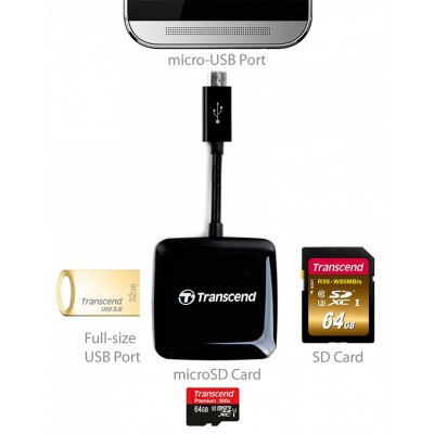 LECTOR TARJETAS RDP9 TRANSCEND - Imagen 3