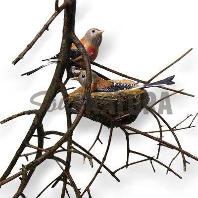 PAREJA DE PARDILLO COMÚN - REPLICA - Imagen 3