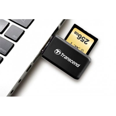 LECTOR TARJETAS PORTÁTIL TRANSCEND RDF5 - Imagen 1