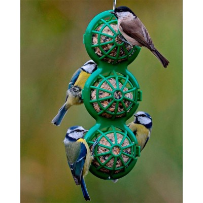 CESTA TRIPLE PARA BOLAS DE SEBO - Imagen 1