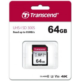 TARJETA SD PROFESIONAL 64GB 95mb/s TRANSCEND - Imagen 2