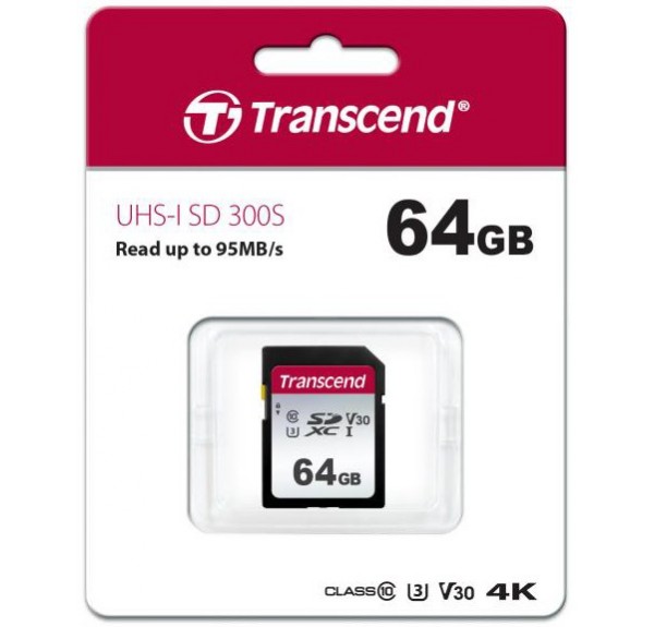 ▷ TARJETA SD PROFESIONAL 64GB 95mb/s TRANSCEND | Soul Natura - Imagen 1