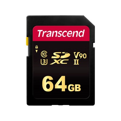 TARJETA SD PROFESIONAL 64GB TRANSCEND - Imagen 1
