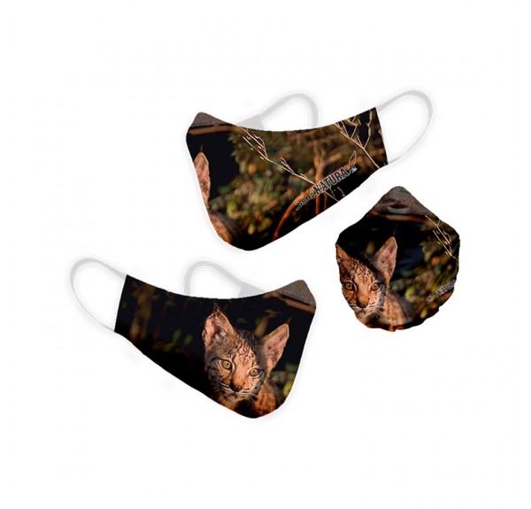 MASCARILLA LAVABLE FOTO LINCE - Imagen 2