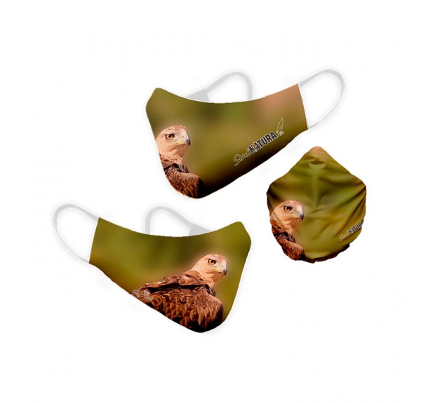 MASCARILLA LAVABLE FOTO AGUILA PERDICERA - Imagen 2