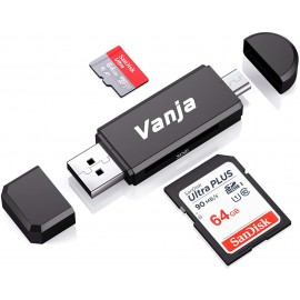 LECTOR TARJETAS PORTÁTIL VANJA USB READER - Imagen 1