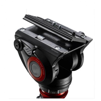 KIT VIDEO CON TRÍPODE DE ALUMINIO 190X Y RÓTULA FLUIDA 500 - Imagen 4