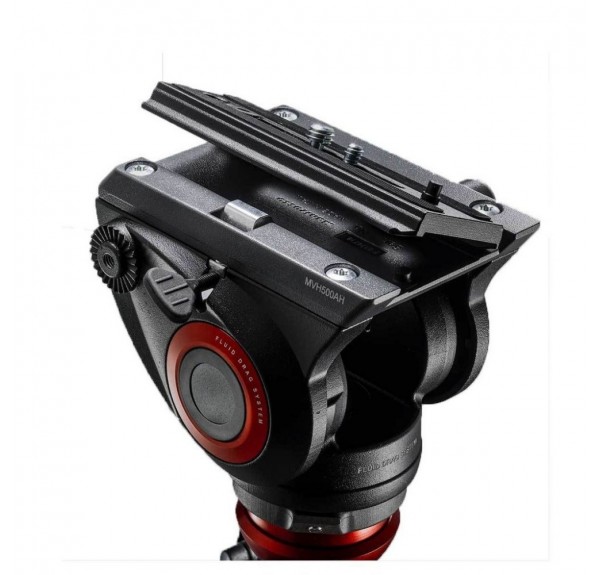 KIT VIDEO CON TRÍPODE DE ALUMINIO 190X Y RÓTULA FLUIDA 500 - Imagen 4