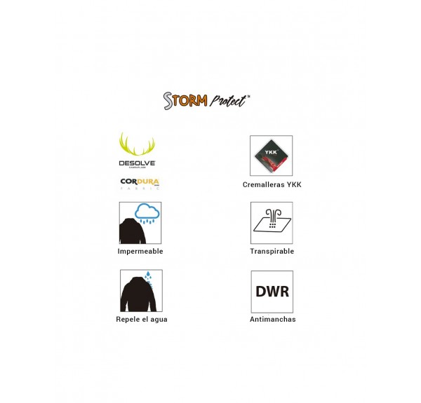 ▷ BIGHORN STORM PROTECT PANTALÓN IMPERMEABLE DE CAMUFLAJE MARKHOR | Soul Natura - Imagen 5