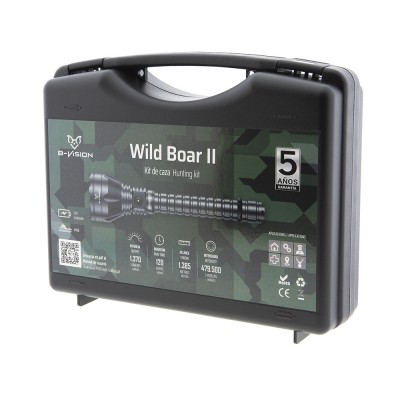 WILD BOAR II KIT LINTERNA 1350 LUM BAT VISION - Imagen 5