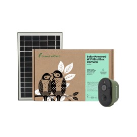 BIRD BOX CAMARA GREEN FEATHERS - Imagen 1