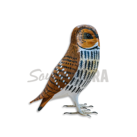 BÚHO-LECHUZA CAMPESTRE Pájaro de PITA - Imagen 2