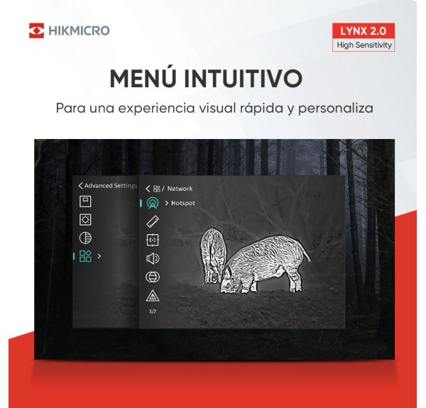 LYNX PRO LH25 2.0 MONOCULAR TÉRMICO HIKMICRO - Imagen 1