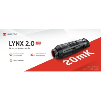 LYNX PRO LH25 2.0 MONOCULAR TÉRMICO HIKMICRO - Imagen 4