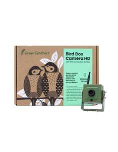 BIRD BOX CAMARA GREEN FEATHERS - Imagen 2