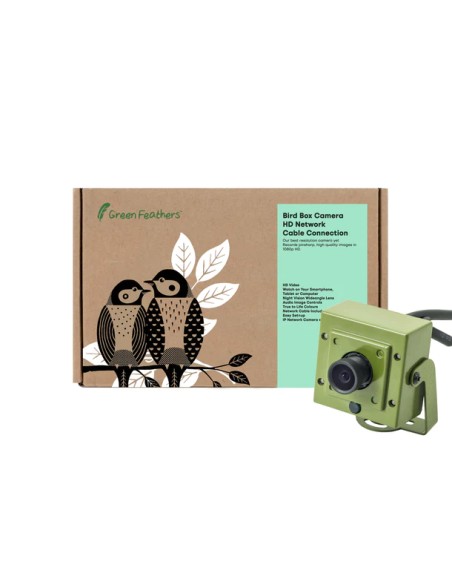▷ BIRD BOX CAMARA POR CABLE PACK POE GREEN FEATHERS | Soul Natura - Imagen 2
