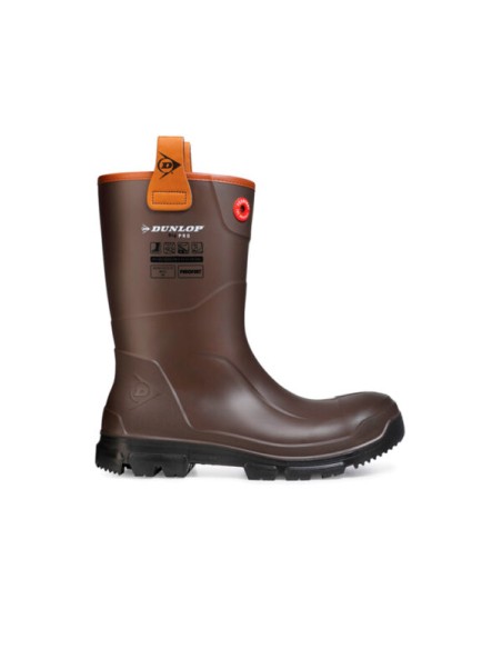 ▷ PUROFORT RIGPRO MARRÓN OSCURO DUNLOP BOTAS DE AGUA | Soul Natura - Imagen 1