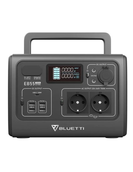 ▷ Estación de energía portátil EB55 Bluetti 700W 537Wh | Soul Natura - Imagen 2
