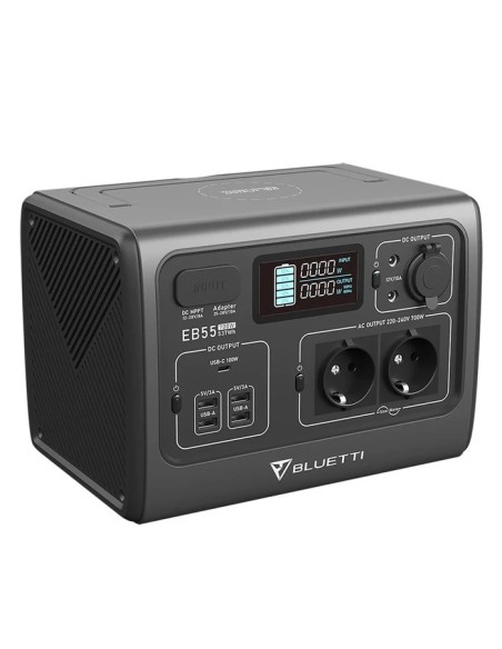 ESTACIÓN DE ENERGÍA PORTÁTIL EB55 BLUETTI 700W 537WH - Imagen 3