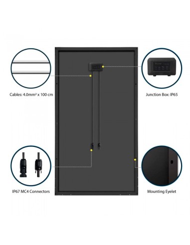 ▷PF200 PANEL SOLAR FIJO MONOCRISTALINO 24V SOLARIMPUT | Soul Natura - Imagen 2