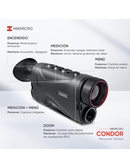 ▷CONDOR CH35L MONOCULAR TÉRMICO HIKMICRO | Soul Natura - Imagen 1