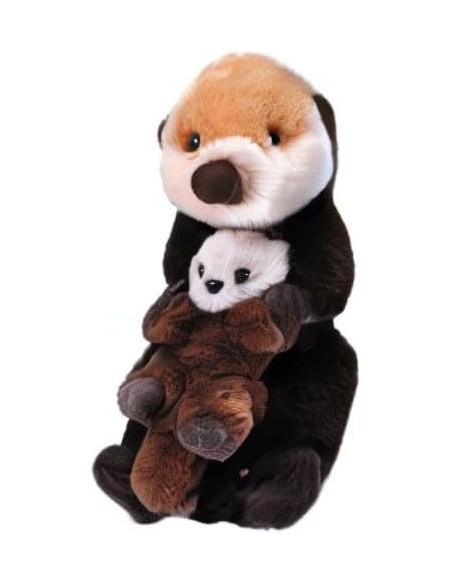 ▷ PELUCHE NUTRIA MARINA con cría | Soul Natura - Imagen 1