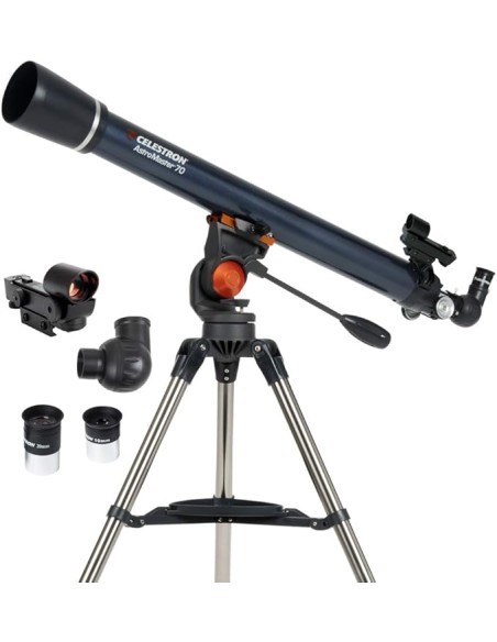 ▷ CELESTRON Telescopio astronómico ASTROMASTER 70AZ | Soul Natura - Imagen 2