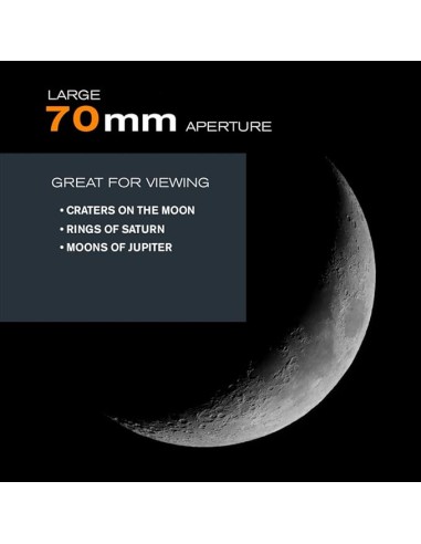 ▷ CELESTRON Telescopio astronómico ASTROMASTER 70AZ | Soul Natura - Imagen 5