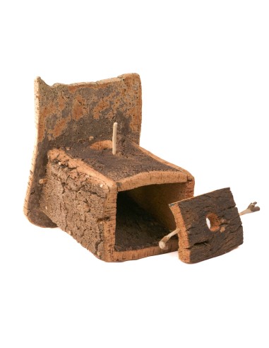 ▷ ECONIDO DE CORCHO Cuadrada ARTESANAL 200%| Soul Natura - Imagen 2